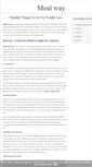 Mobile Screenshot of mealway.com