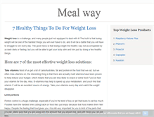 Tablet Screenshot of mealway.com